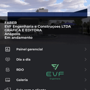 EVF Engenharia, Construtora em Goiânia que trabalha com Gerenciamento e Administração de obras.